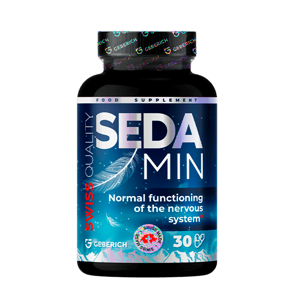 Confezione di Sedamin, integratore alimentare in capsule